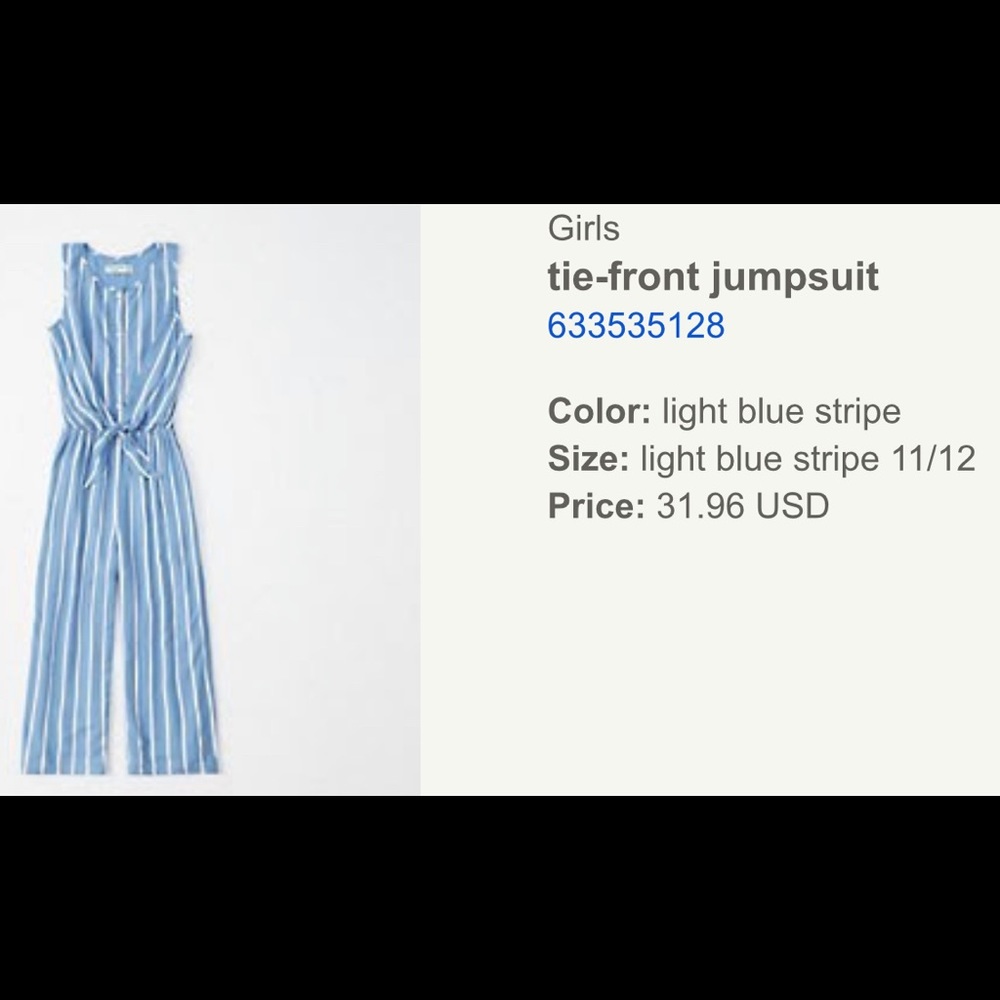 Girls jumpsuit